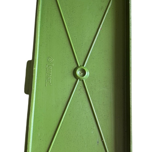 Vintage 1960-1970’s Lerner Avocado Green Super Adorable Sewing Box Jewelry Box - Picture 6 of 6